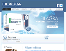 Tablet Screenshot of filagra.com